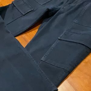 Navy Rockstar Jeans Cargo Pants Size 8 EUC